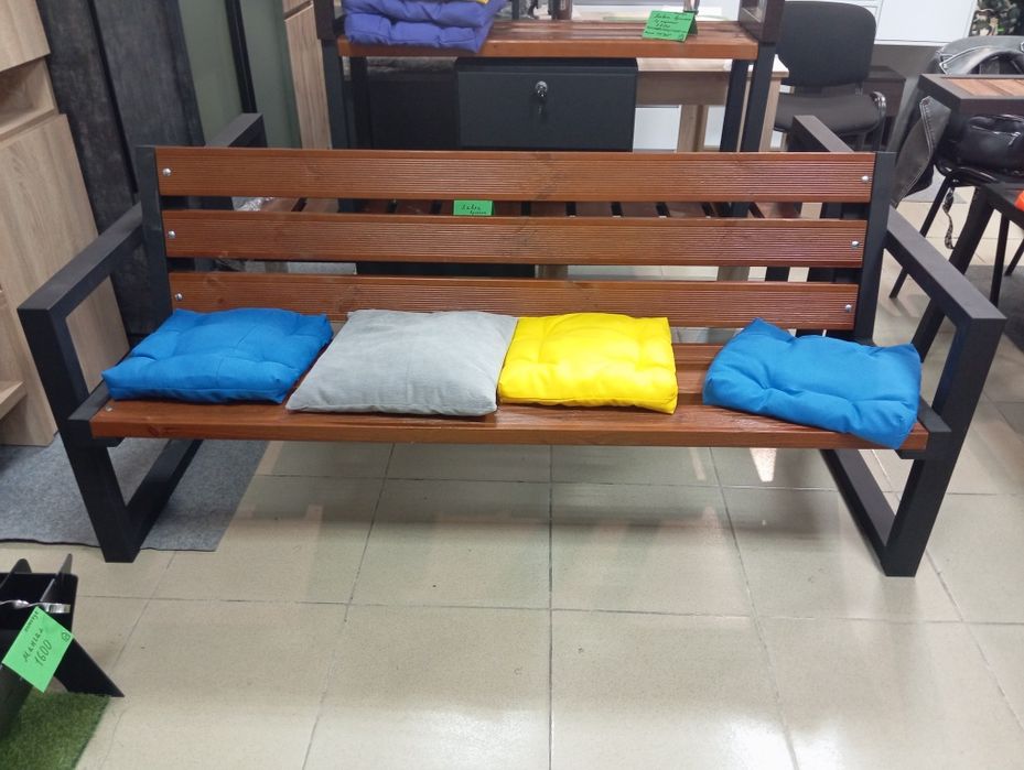 Лавка Вулична садова LOFT зі спинкою