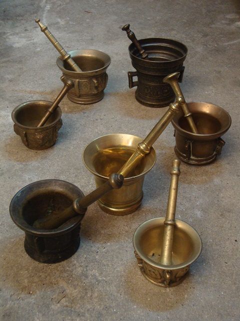 Grande Almofariz do Séc. XVIII-XIX em bronze