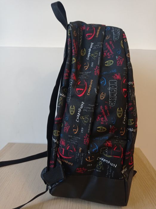 Спортивний рюкзак, наплічник, ранець, чорний в принт
