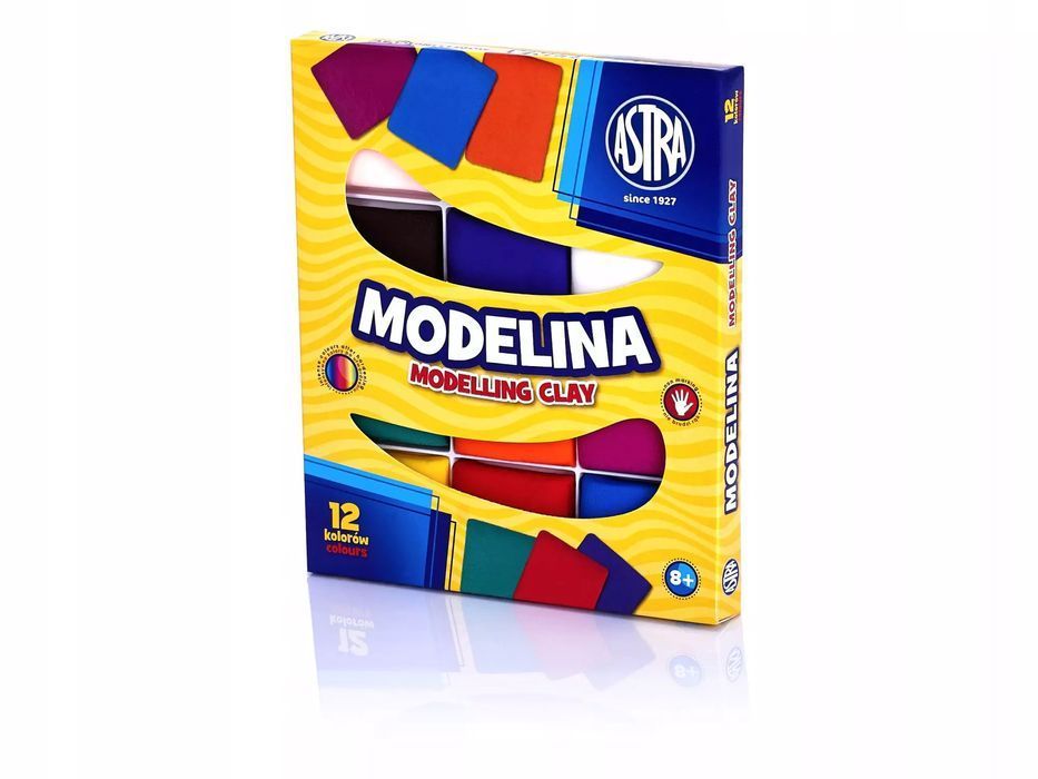 Modelina, 12 kolorów. Astra