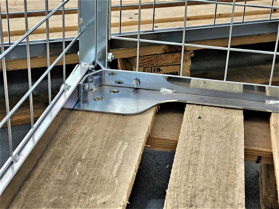 Kosz Siatkowy Nadstawka Gitterbox Regał Magazyn Transport Paleta Euro