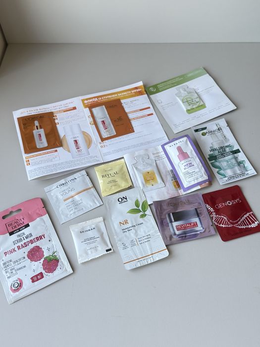 Набір пробників vichy , Christina , Renew ,  Estee Lauder Double Wear