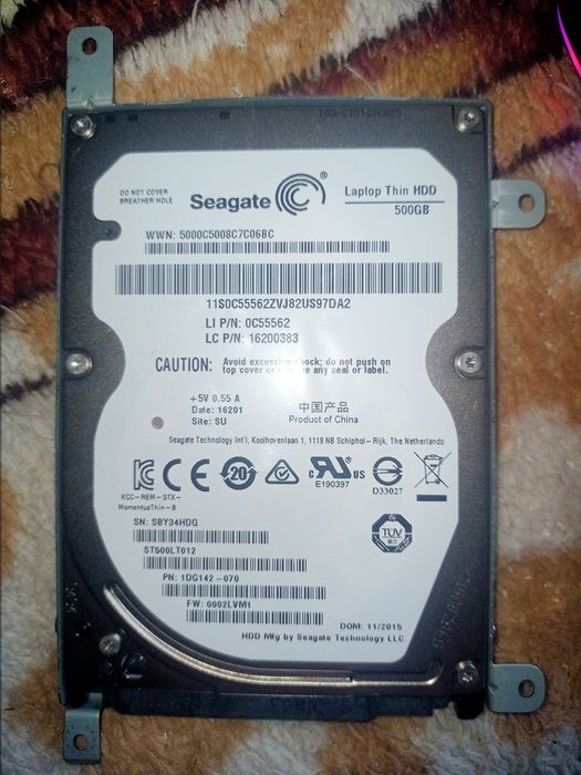 Жесткий диск SEAGATE Laptop Thin HDD 500GB