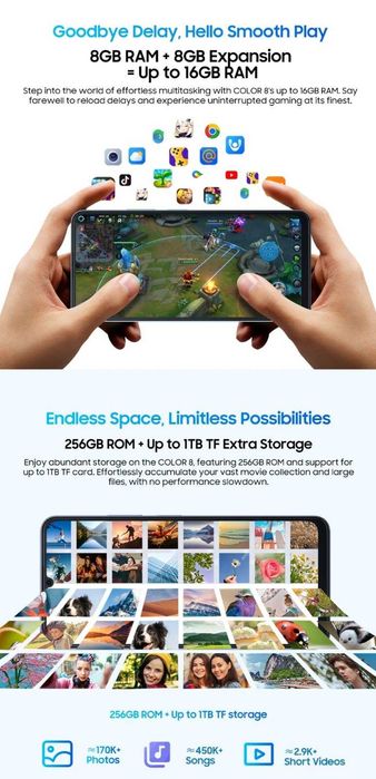 Blackview Color 8 8GB/128GB 90Гц 50Мп 6000мАч