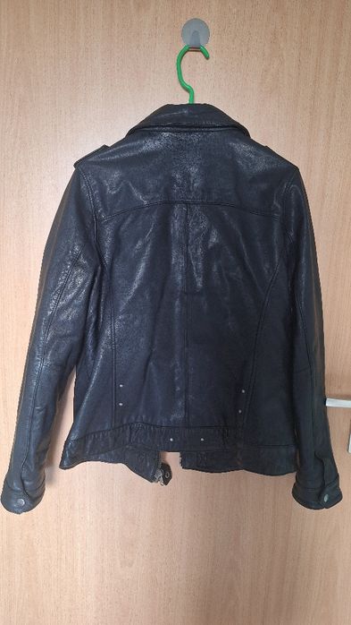 Skórzana, czarna  kurtka