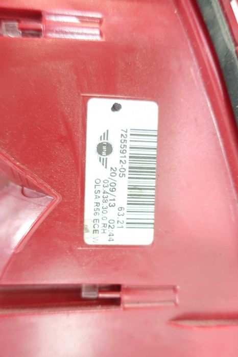 Lampa tył tylna Prawa Lewa Led Mini R56 lift lci