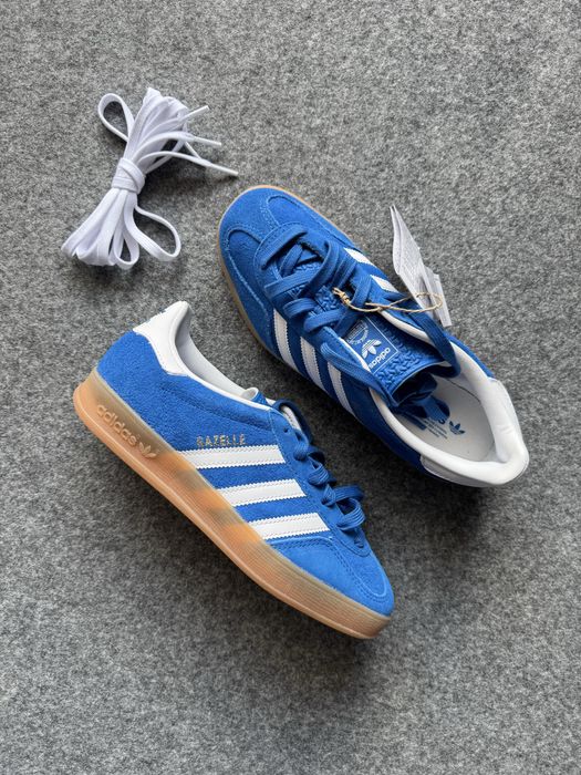 Adidas Gazelle Indoor Blue Bird Cloud White - 38 2/3