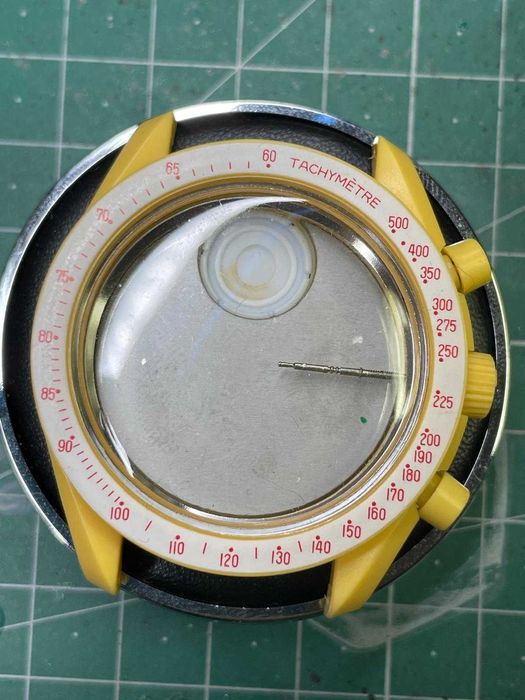 Caixa Plástica Relogio MoonSwatch Mission to the Sun