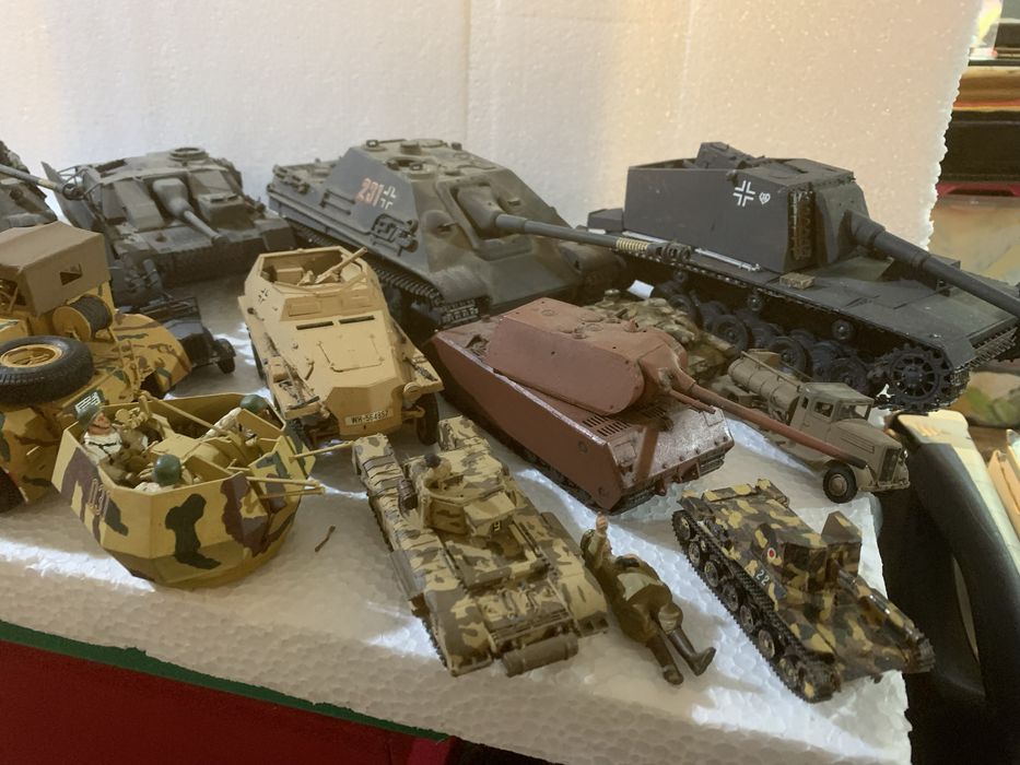 Kits modelismo tanques de guerra e afins montados