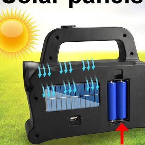 Лампа ліхтар з акумулятором.фонарик.фонарь.