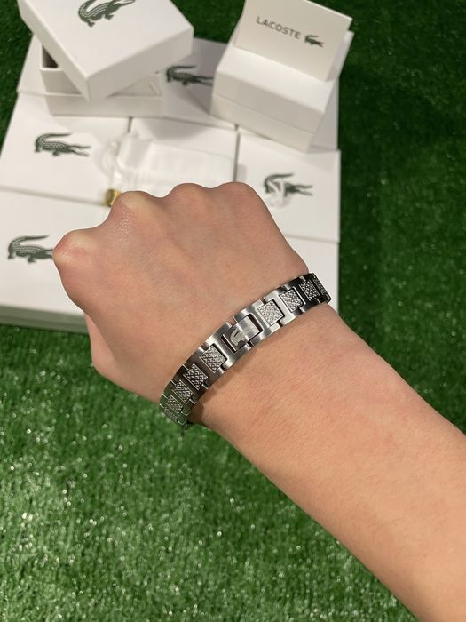 ‼️Акція‼️ Браслет Lacoste / Браслет Лакоста / Срібний браслет Lacoste/