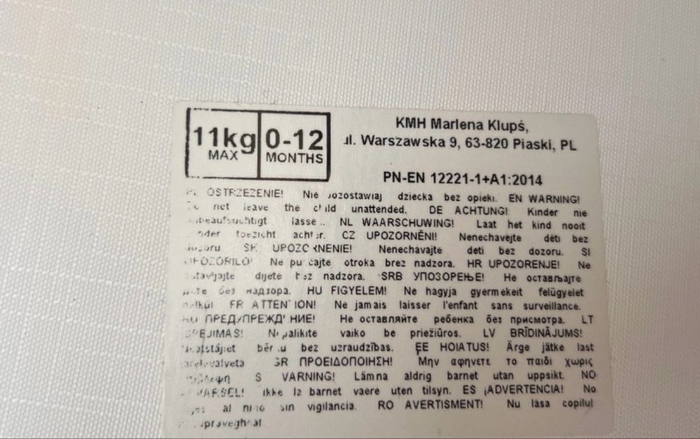 Przewijak usztywniony