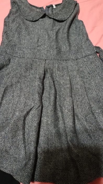 Теплый сарафан на 6-8 лет, б/у отл.