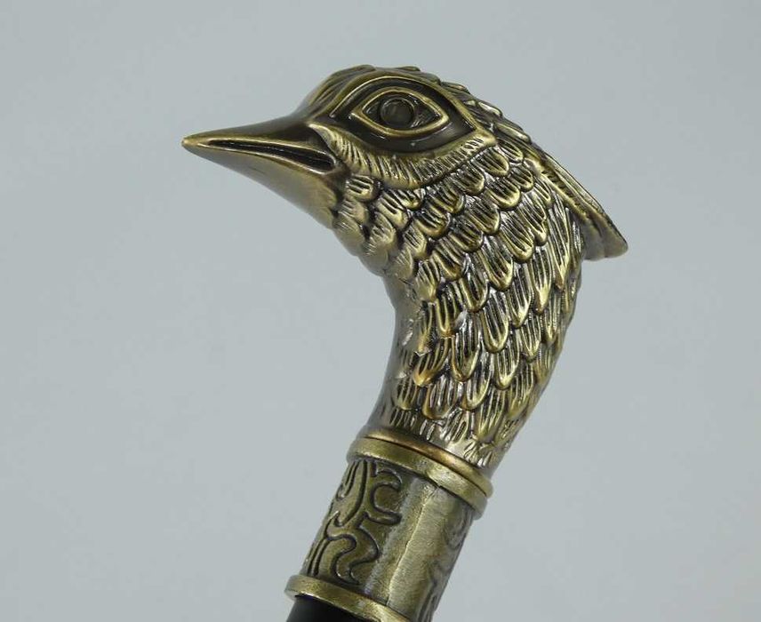 Skręcana LASKA gałka PTAK metal 91,5 cm