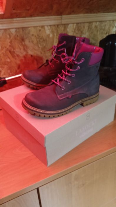 Trzewiki damskie Lasocki skórzane rozmiar 34