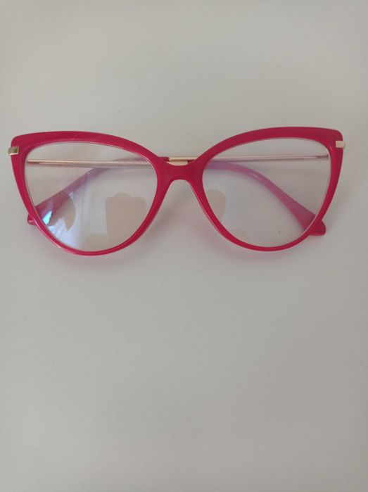 Okulary zerówki czerwone