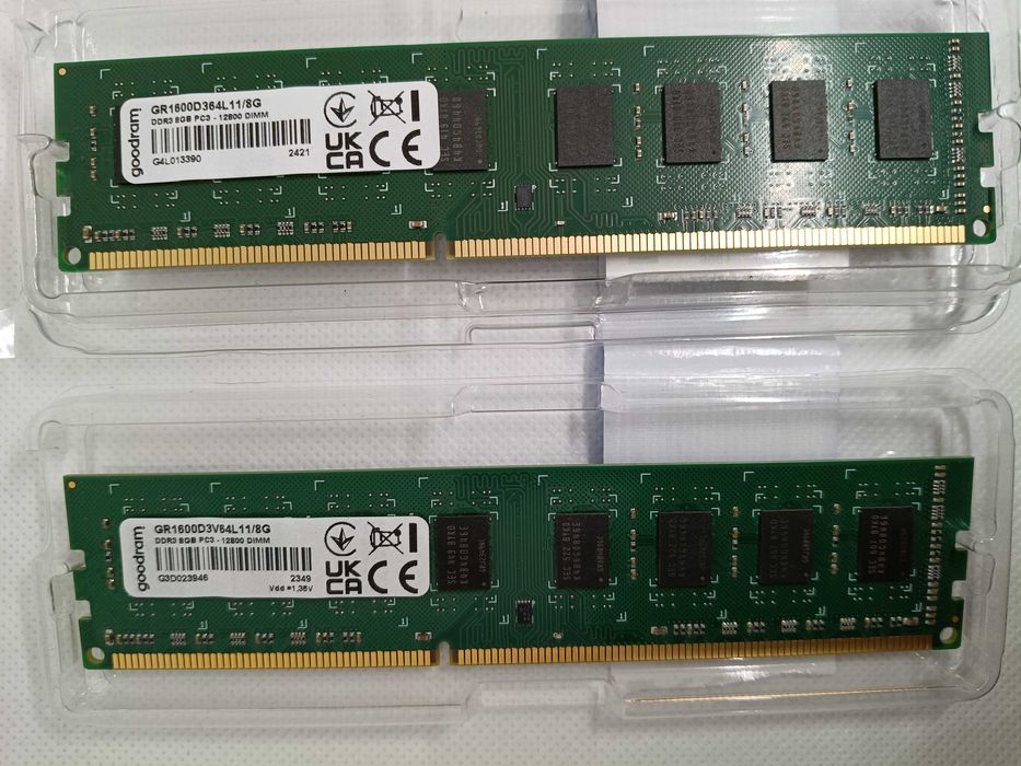 Goodram DDR3 16gb (2шт. по 8гб)