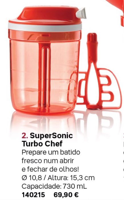Turbo Chef / Picadora / Misturador Tupperware