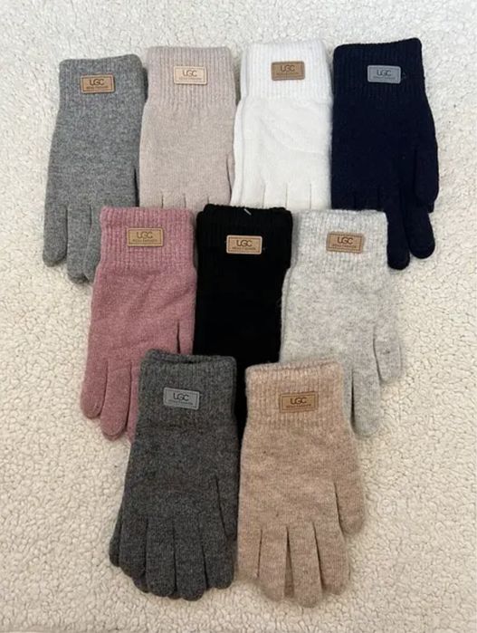 Теплі сенсорні перчатки, жіночі зимові рукавиці UGG