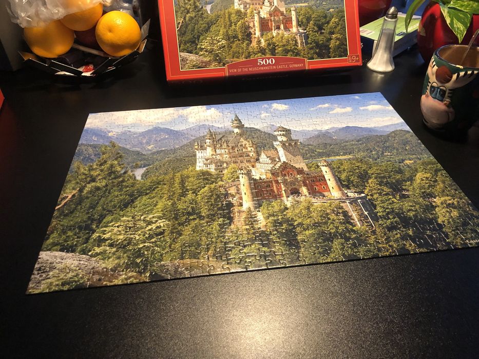 Puzzle 500 Zamek Neuschwanstein w Bawari