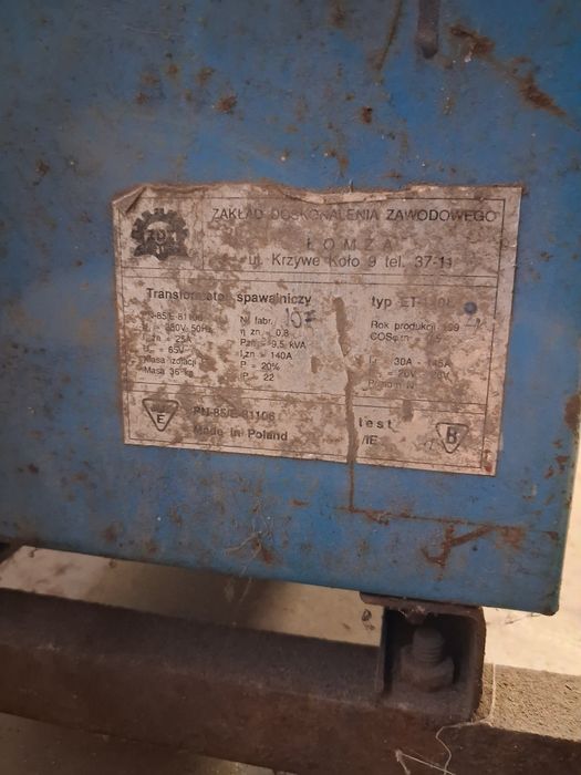 Spawarka transformatorowa