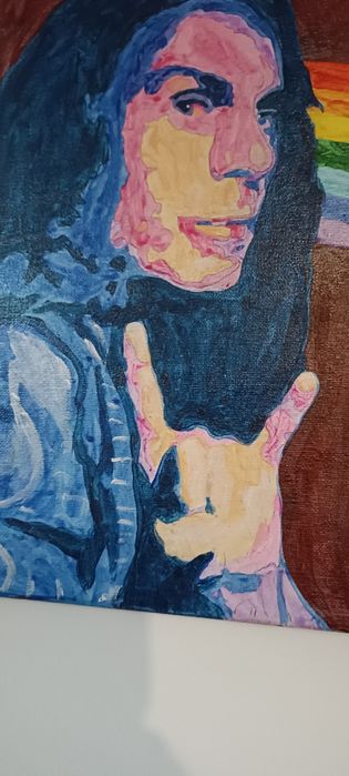 Ronnie James Dio. Malarstwo. Portret pop-art