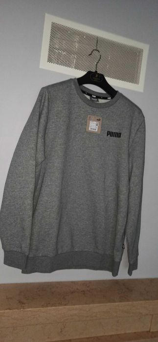 (M- Średnia) Bluza sportowa męska Puma ESS CREW FL nike 847460, 03