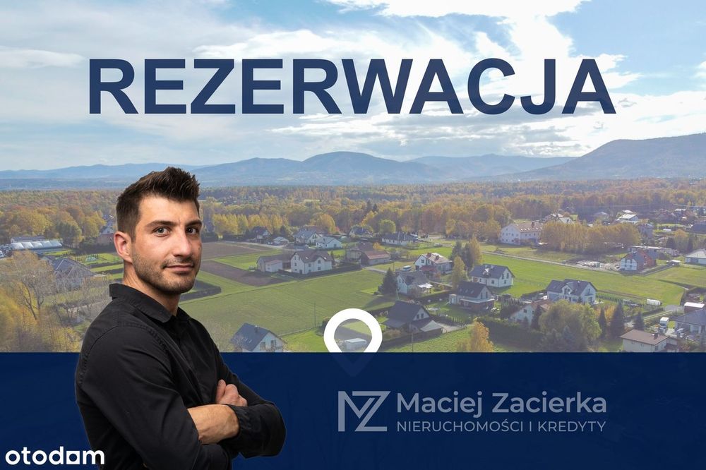 Słoneczna działka budowlana Pisarzowice