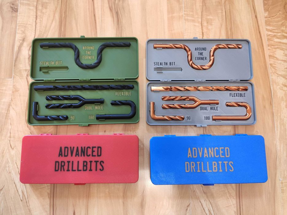 Сувенирный, подарочный набор сверл, 5 сверл и 1 бита