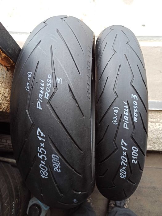 Мотошини комплект 120/70 + 180/ 55 R17