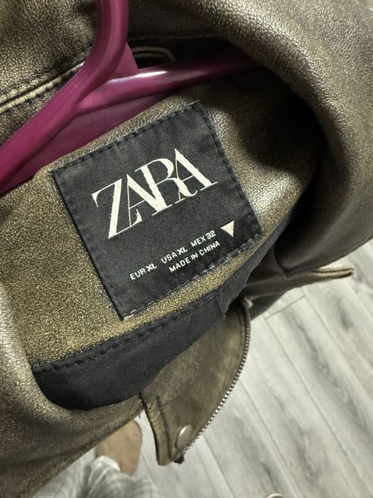 Коричнева косуха zara