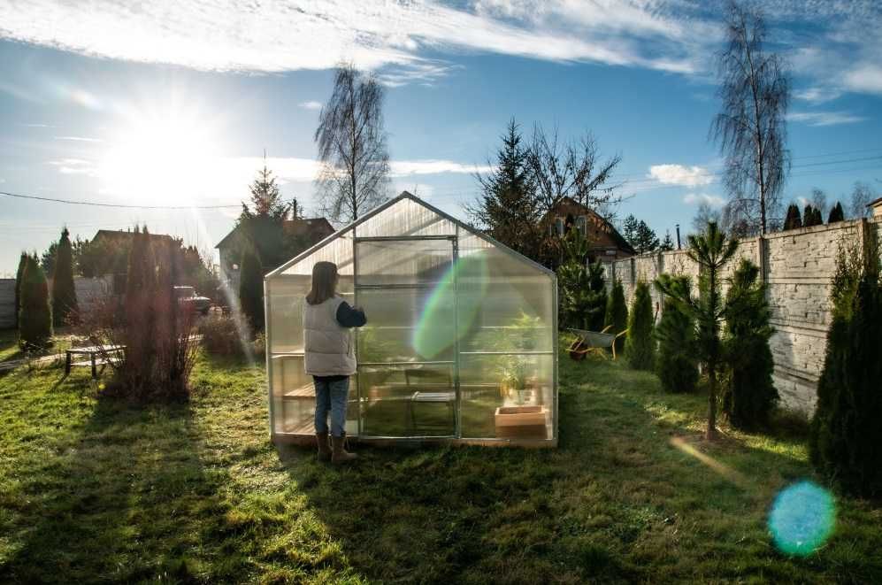 Szklarnia z poliwęglanu 2,5x4 2,5x6 2,5x8 Domek 3x4 3x6 3x8 PRODUCENT