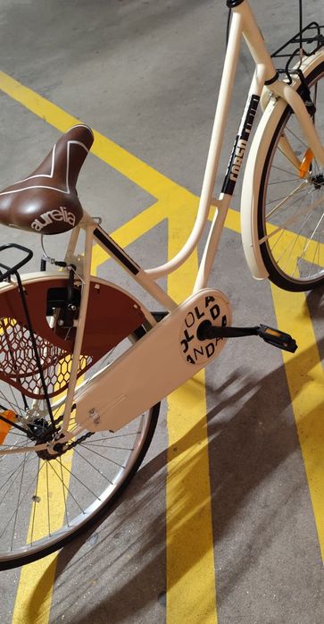 Bicicleta Aurelia Civico 286 vintage – creme – pouco uso