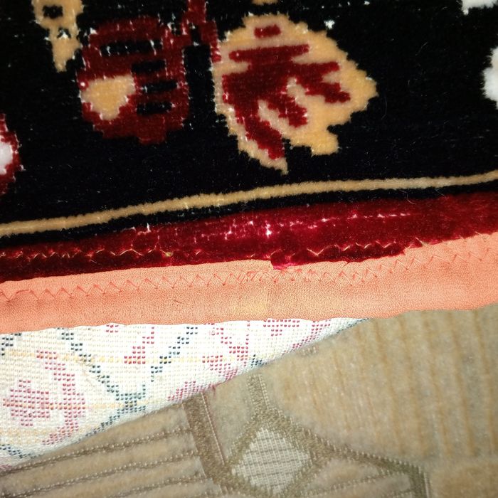 PRL narzuta dywanowa czerwona