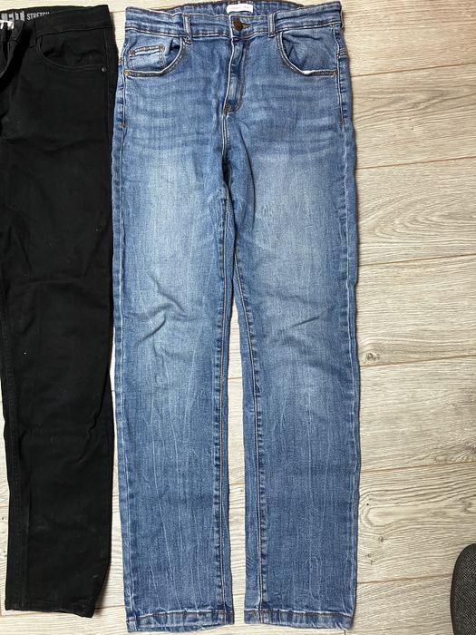 Spodnie rozm 164 slim reserved, h&m stan idealny
