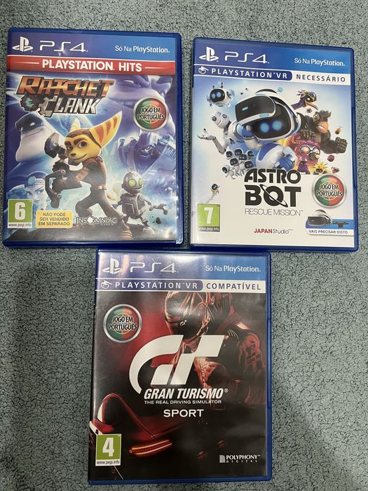 Ps4 slim + 3 jogos + óculos Vr + volante e pedais