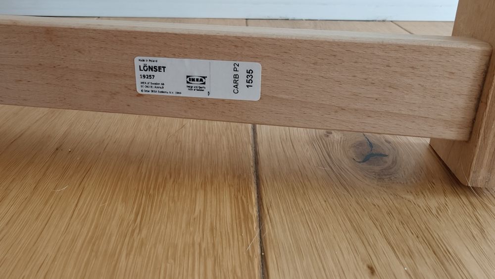 Lonsted Ikea dno stelaż łóżka