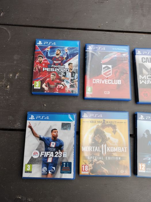 Lote de jogos para PS4