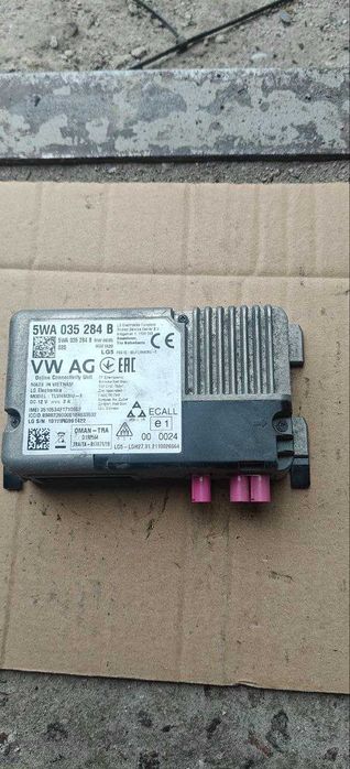 Блок eCall VW T6 5WA035284B модуль зв’язку SOS GPS
