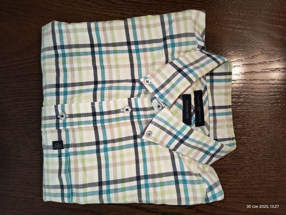 Koszula kratka Henri Lloyd roz L oryginalna