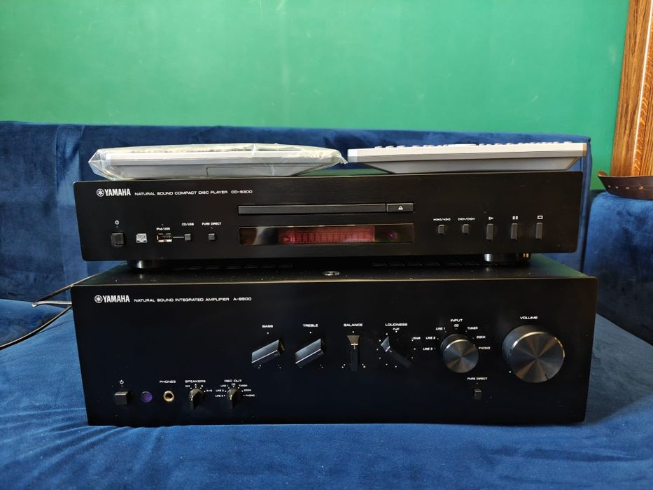 Yamaha A-S500 + Yamaha CD-S300, wzmacniacz plus odtwarzacz CD