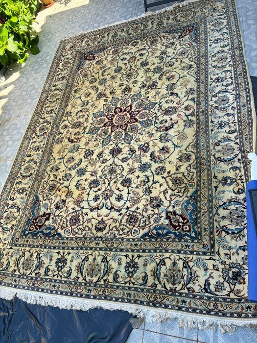 Tapete Persa Nain Original 340x250 cm – Feito à Mão