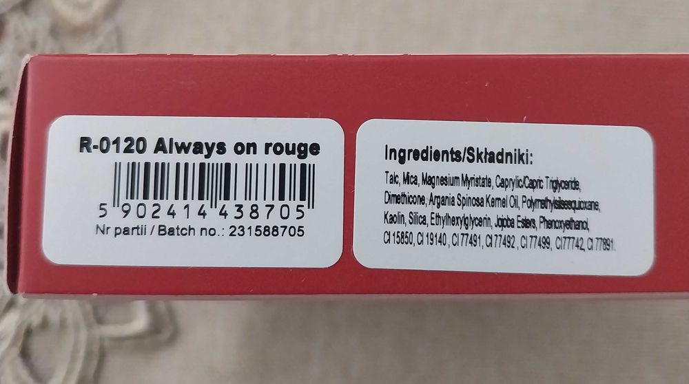 Affect CHARMING CHEEKS BLUSH   Róż prasowany R-0120 Always On Rouge 9g