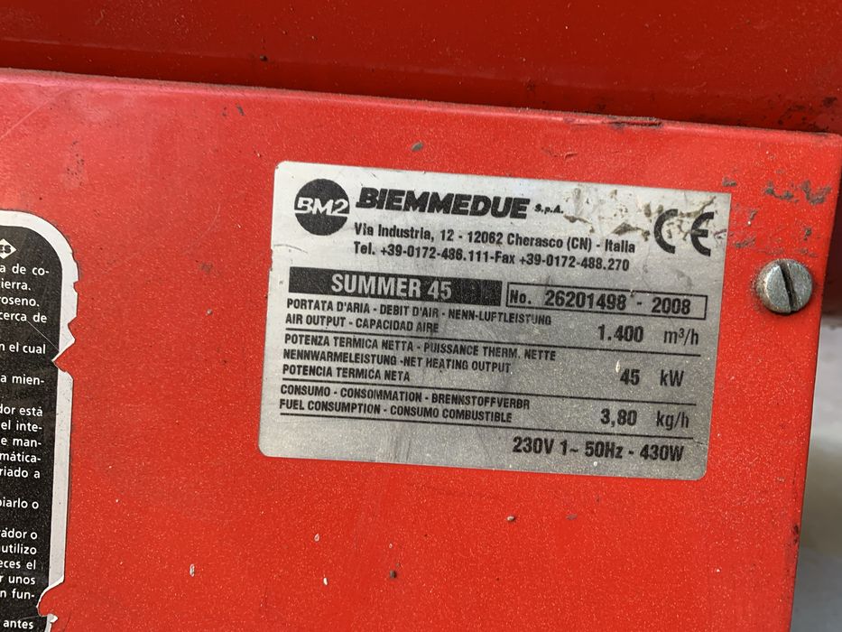 Nagrzewnica  SUMMER 45 KW