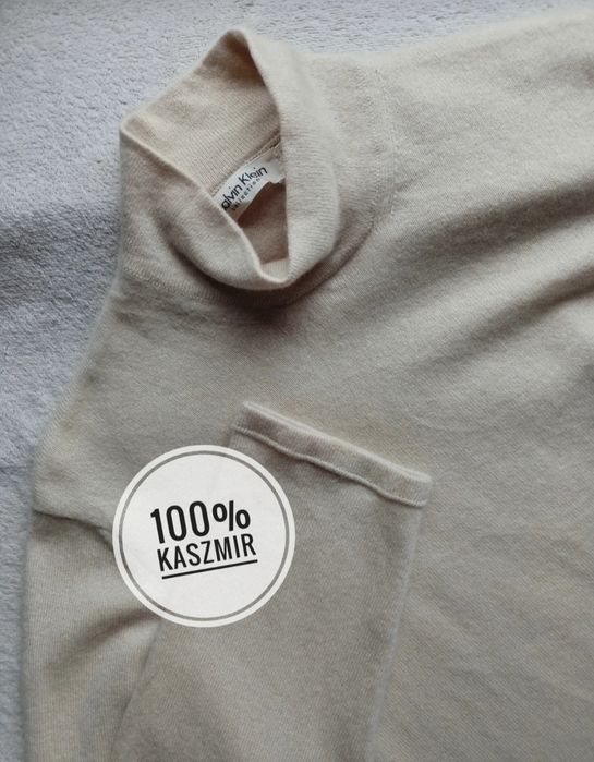 Sweter kaszmir Calvin Klein