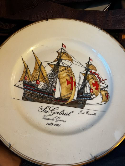 Vista Alegre 6 Pratos Coleção Navios Descobrimentos