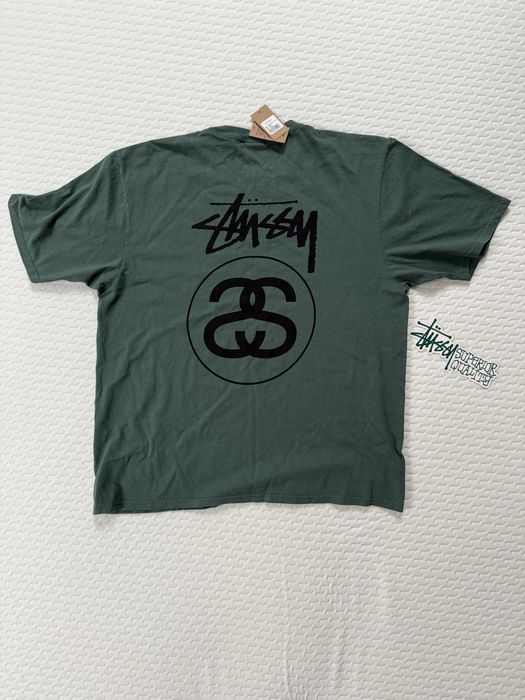 Оригінальна футболка Stüssy Stock Link Tee • Pine • L