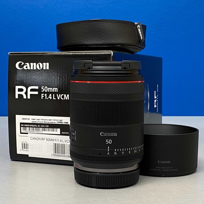 Canon RF 50mm f/1.4 L VCM | NOVA | 3 ANOS DE GARANTIA