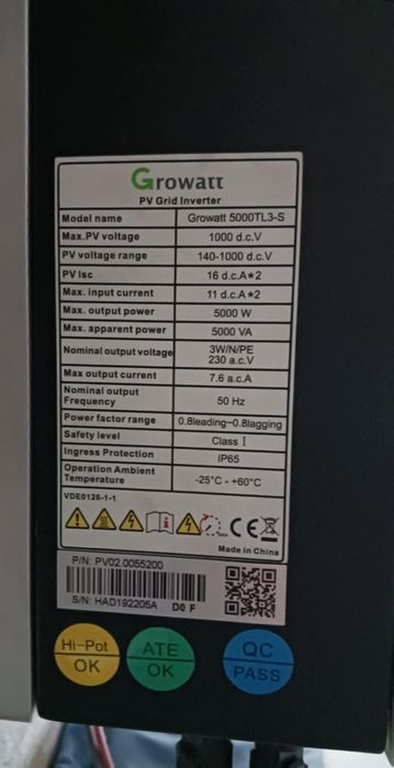 Falownik Growatt 5000TL3-S