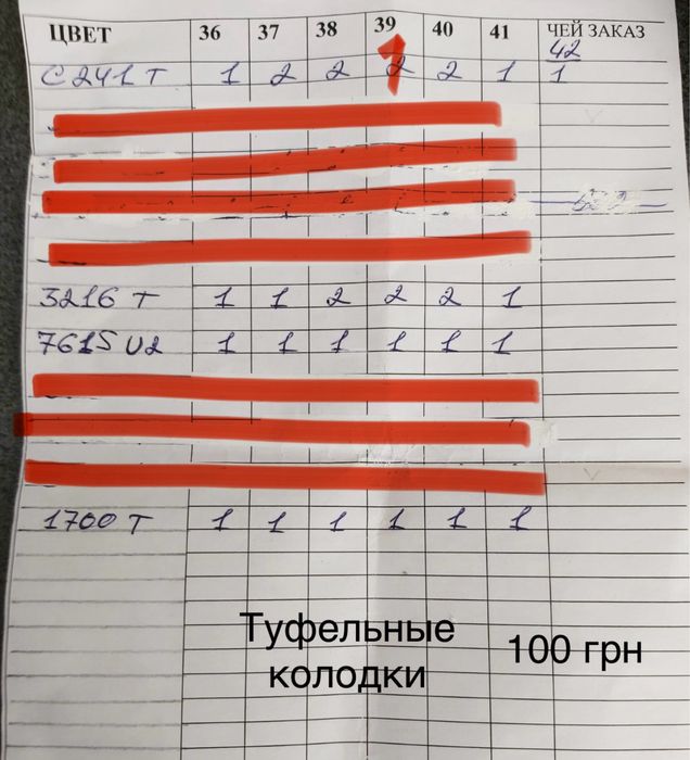 Колодки обувные женские